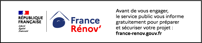 République française, France Rénov'. Avant de vous engager, le service public vous informe gratuitement pour préparer et sécuriser votre projet : france-renov.gouv.fr